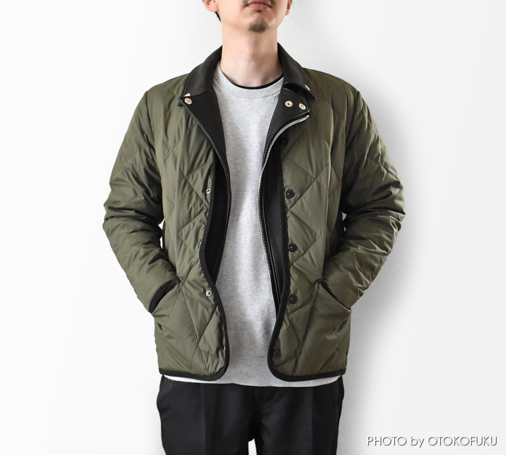 TAIONのダウンジャケットとルイスレザー