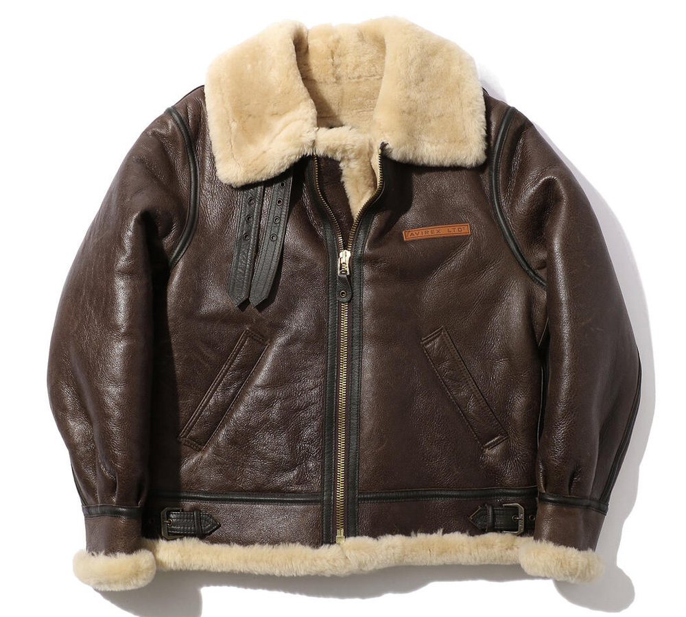 ミリタリータイプの革ジャン“B-3”