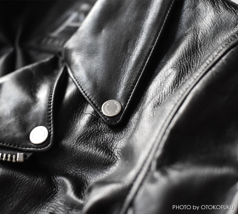 A LEATHERのMoto Jacket（モトジャケット）の革