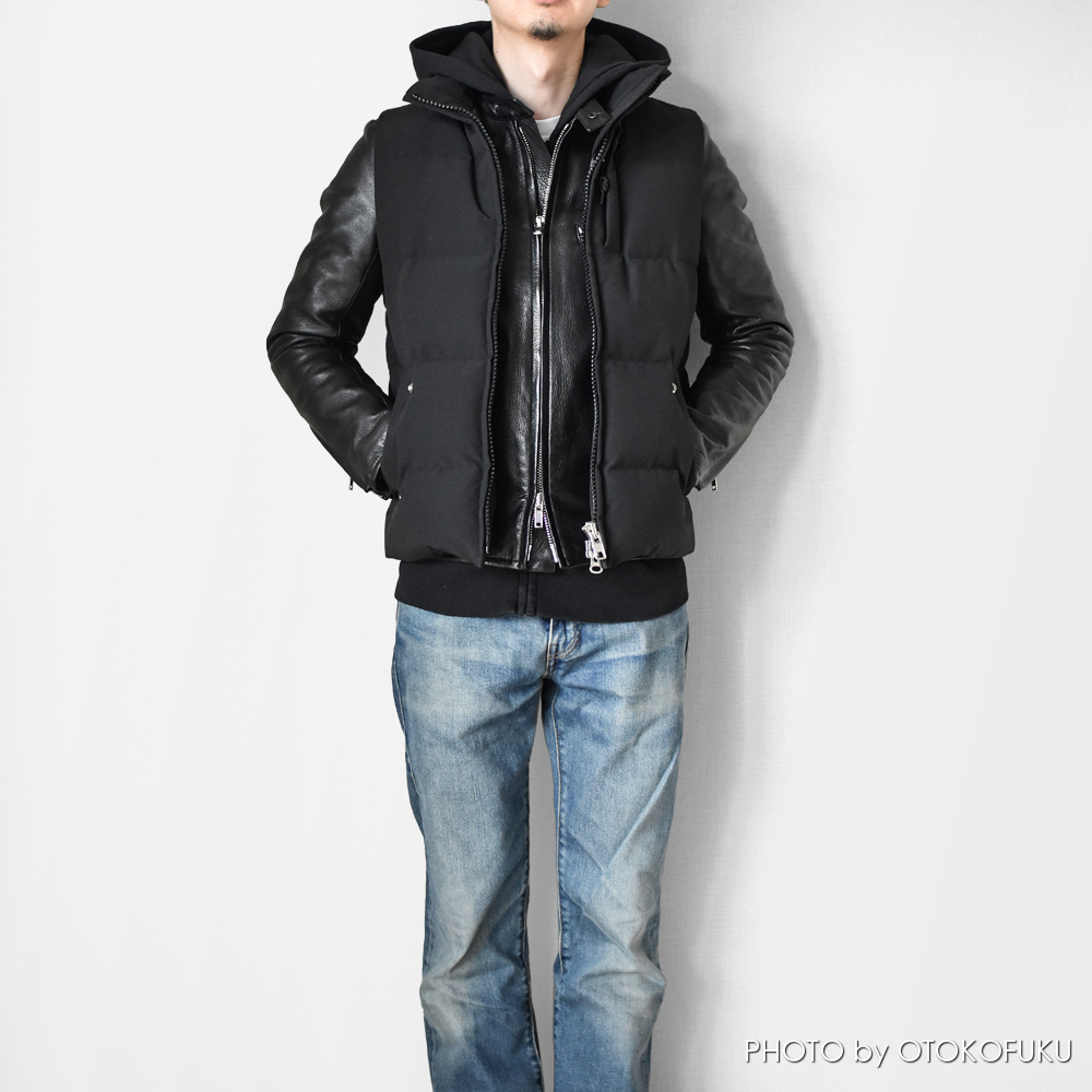 オトコフク的革ジャン冬のコーデ2024