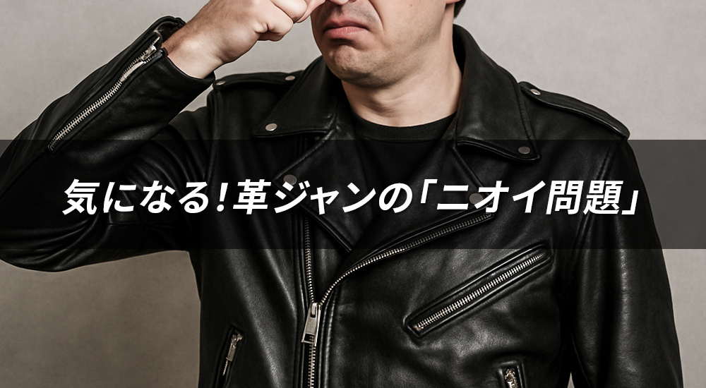 【保存版】レザージャケットが“臭くなる”理由とその対処法とは?