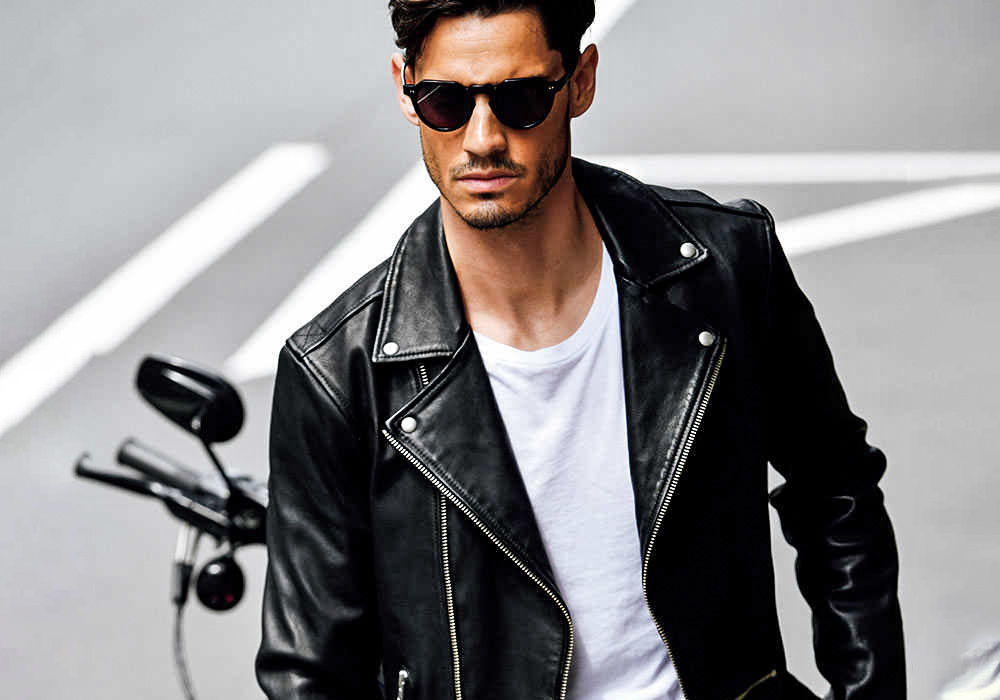 オトコフク流！革ジャンに合わせるメガネの選び方