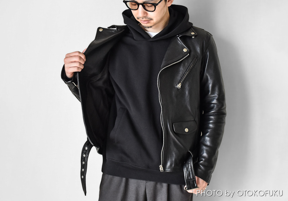 革ジャンの印象はインナーで決まる!?|冬~春の着こなし10選