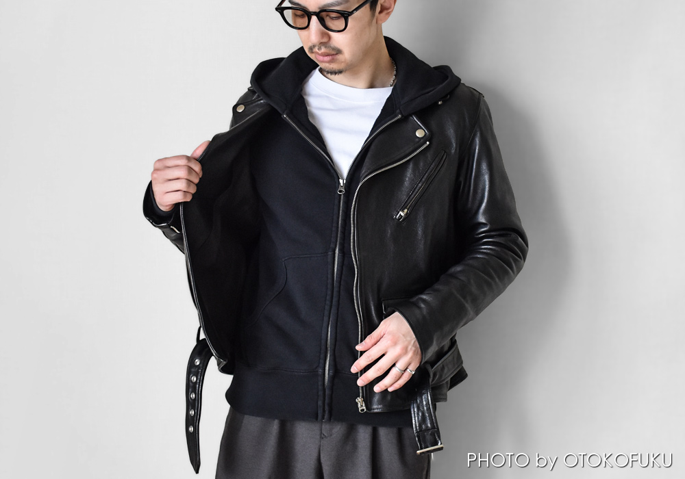 革ジャンの印象はインナーで決まる!?|冬~春の着こなし10選