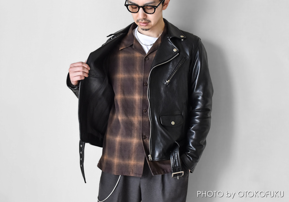 革ジャンの印象はインナーで決まる!?|冬~春の着こなし10選