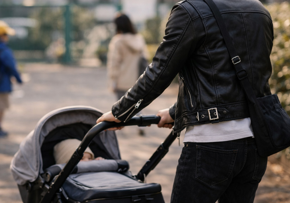 【体験談】子育て期でも革ジャンは着られる?パパが選ぶべき3つの条件